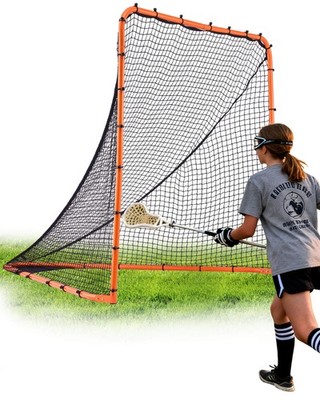 VEVOR 6'x6' Lacrosse Goal Net Folding Backyard Lacrosse Training Equipment Steel