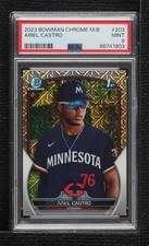 2023 Bowman Chrome Prospects Mega Box Mojo Refractor Ariel Castro PSA 9 MINT 4o1