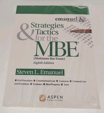Strategies & Tactics for the MBE (Emanuel Bar Review) (Bar Review Series) 8th Ed