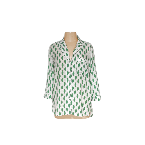 Ann Taylor Green Women's Button-Up Top - Picture 1 of 4