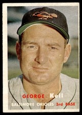 1957 Topps George Kell Baltimore Orioles #230