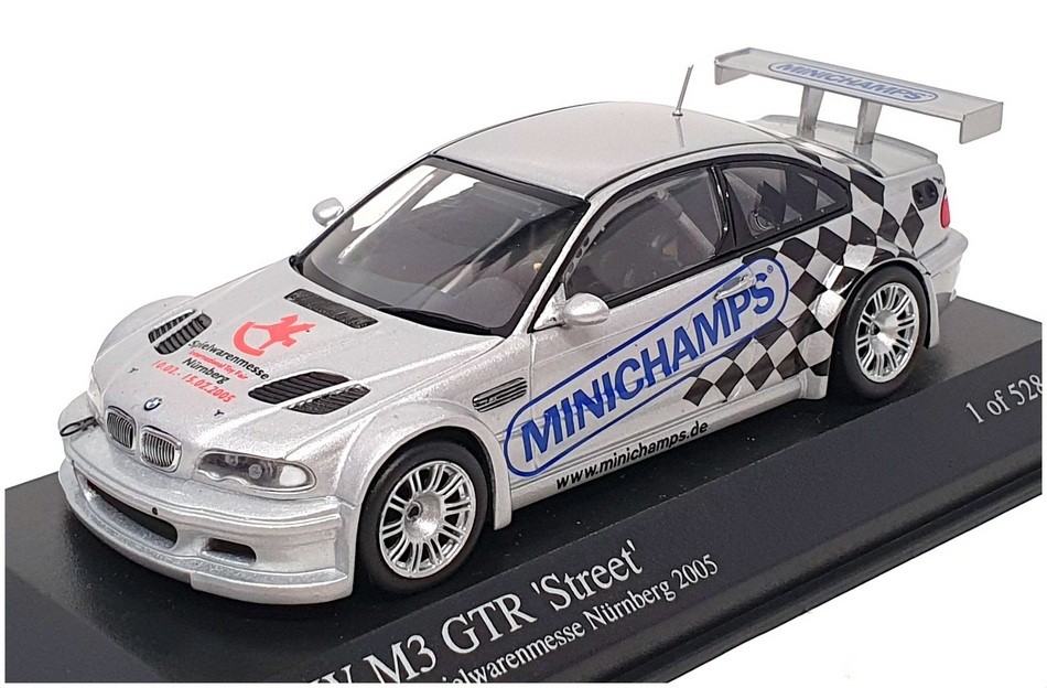 Minichamps 1/43 Scale 400 012103 - BMW M3 GTR Nurnberg Toy