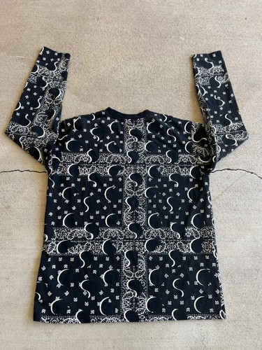 AWAKE NY Big Paisley Long Sleeve T-Shirt - Picture 2 of 5