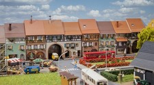 FALLER 232174 6 relief houses old town centre 1:160  N Gauge # NEW in OVP #