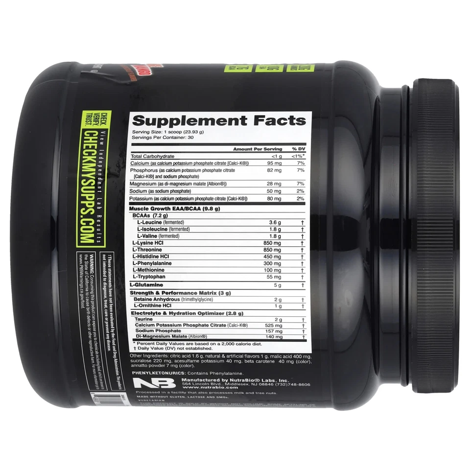 Intra Blast, Intra Workout Amino Fuel, Orange Mango, 1.6 lb (718 g) - Image 2 of 2