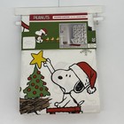 New Peanuts, Snoopy and Woodstock Christmas Shower Curtain 72in x 72in