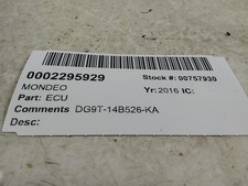DG9T-14B526-KA ECU MONDEO FORD 2.0L Diesel '16