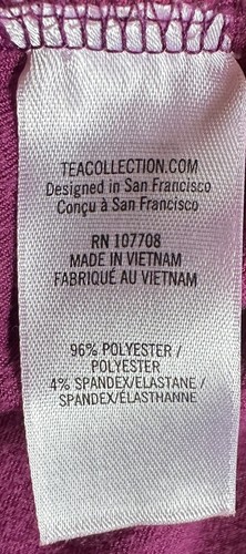 Tea Collection Girls Purple Velour Trapeze Party Dress Bell Sleeve Size 6 EUC - Picture 9 of 10