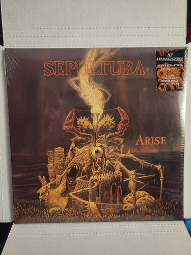 Sepultura Arise 2XLP Remastered Expanded Edition 180 Gram Vinyl + Demos & Live