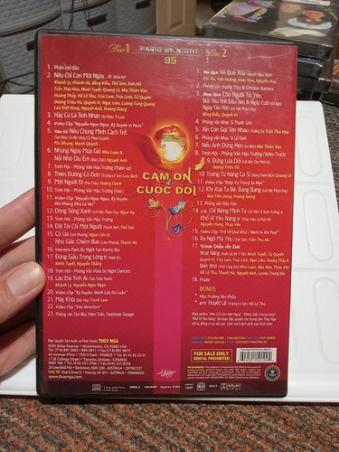 Paris by Night 95 Cam On Cuoc Doi (2-Disc DVD Set) 25th Anniversary IMPORT SHOW - Picture 4 of 4