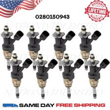 8x OEM ACDelco Fuel Injectors for 2015 2016 2017 GMC Yukon 5.3L V8 A12668390