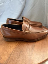 Cole Haan Hamilton Grand  British Tan Leather Penny Loafer  C25070 Men's Size 8M
