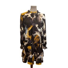 Nine West M Marbled Artsy Modern Dress Career Date Night Wedding Guest Office