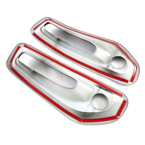 Carbon Fiber Black Front Fog Light Cover Trim For Dodge Ram 1500 TRX 2022-2023 - Picture 3 of 16