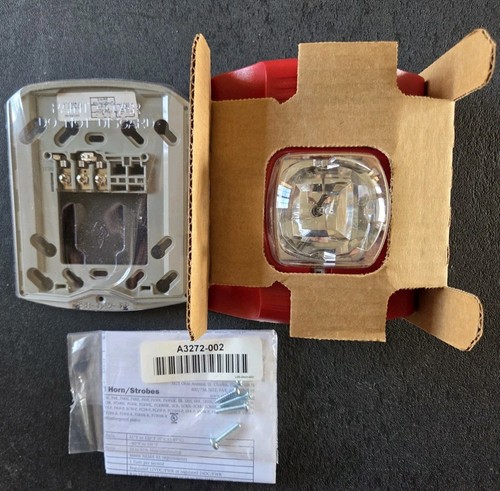 SYSTEM SENSOR SRH ROT WANDHALTERUNG HI CD STROBE - "FIRE" - NEU - 3 VERFÜGBAR. - Bild 4 von 5