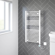 Flomasta Electric Towel Rail Radiator Bathroom Warmer Ladder Modern 100x50cm