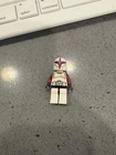 Lego Star Wars Mini figure Clone Trooper Red Commander Phase One From Set 75021