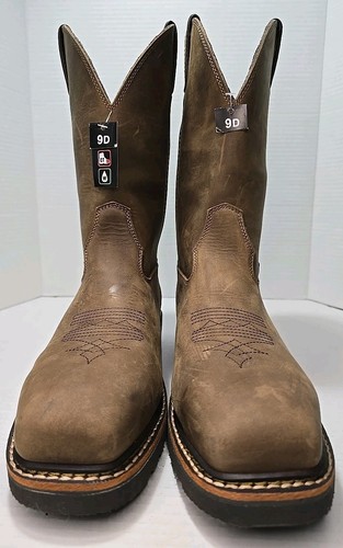 Größe 9D Cody James wasserdichte Herren-Arbeitsstiefel zum Überziehen – Zehenpartie aus Verbundwerkstoff - Bild 3 von 11