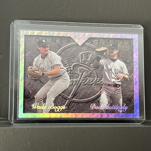 Don Mattingly/Wade Boggs 1995 Leaf Cornerstones card 3