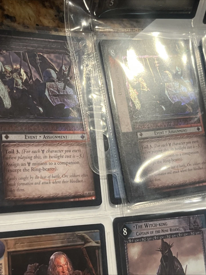 Lord Of The Rings “Shadows” LOTR 13 Foil Cards Unplayed Foil Cards! - Image 3 of 4