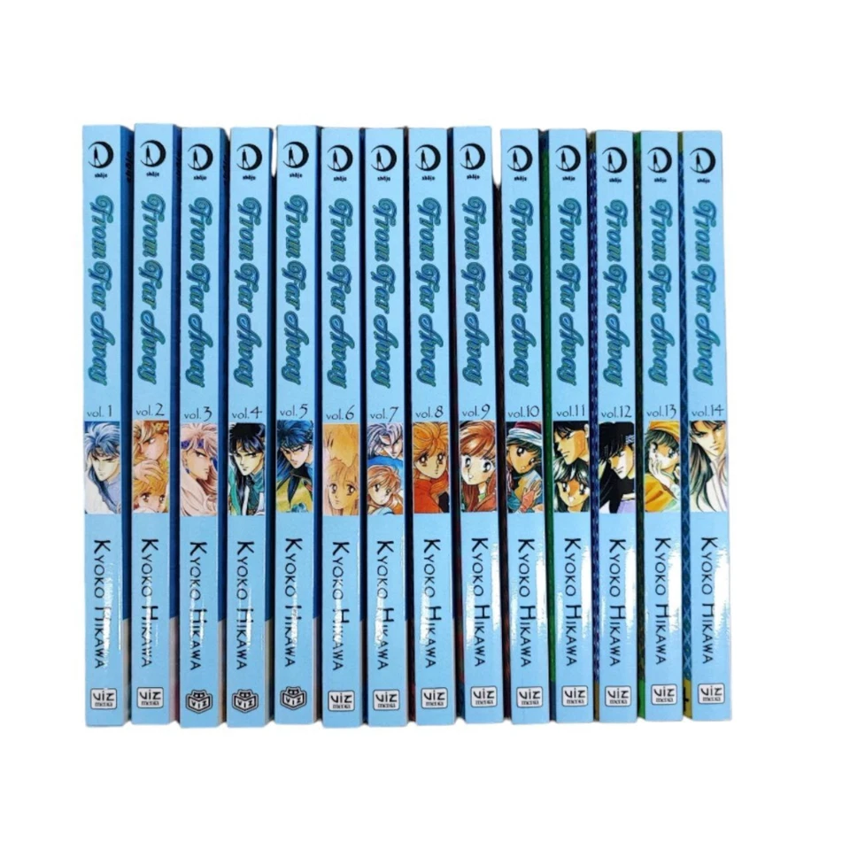 From Far Away Manga de Kyoko Hikawa JUEGO COMPLETO Volumen 1-14 Cómic DHL EXPRESS Foto 4 de 4