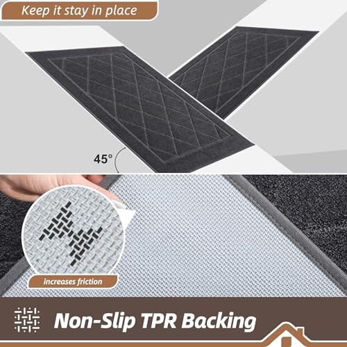 Dirt Trapper Door Mat 24" x 36", Doormat Non-Slip Entryway Rugs Washable, Dog - Picture 4 of 7