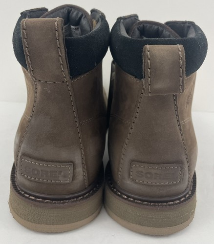 Sorel Madson II Moc Toe Waterproof Boots Tobacco Brown Nubuck Leather SZ 10.5 - Picture 7 of 11