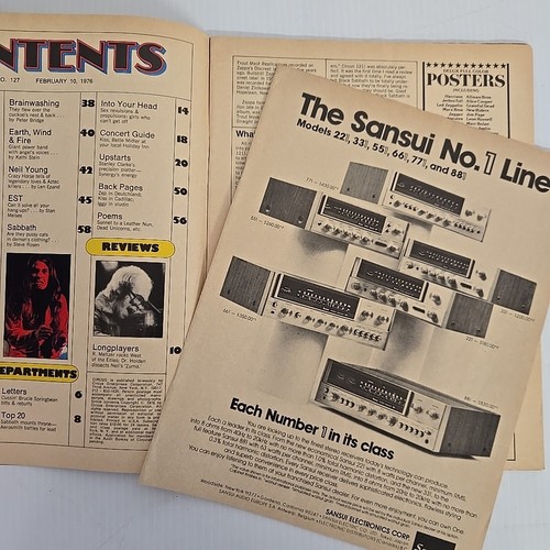 VTG Circus Magazine February 10 1976 Bob Dylan GD Interior No Poster No Label - Picture 2 of 2