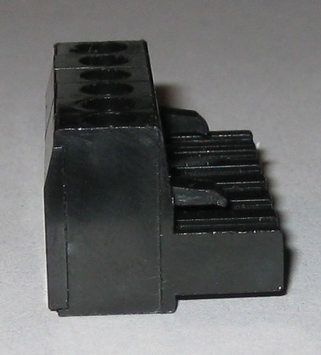 6 Position Screw Terminal Block - 0.200 Spacing - 1 3/16" x 3/4" x 9/16" - Picture 3 of 6