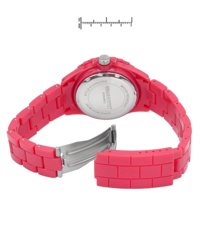 HELLO KITTY Ladies Watch in Red Plastic Model h3wl1004nonnf-rd - Picture 3 of 3