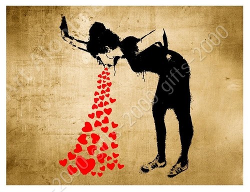 Girl Lovesick by Banksy | Canvas (Rolled) | Wall art artwork painting HD - Picture 8 of 21