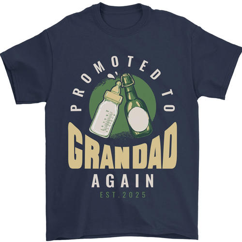 Promovido a Grandad Est. Camiseta para hombre 2025 100 % algodón - Imagen 20 de 69