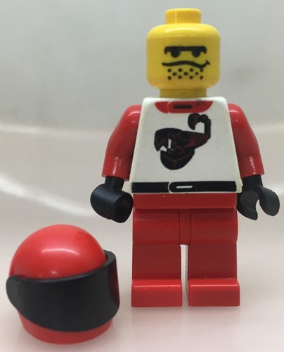 LEGO® Minifigur City Town Race Driver Red Scorpion Set 6713 6602 - twn009 twn010 - Picture 11 of 12