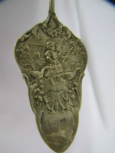 Vintage Decorative Tongs Molded Girl and Geese Flower Decoration - Picture 2 of 12