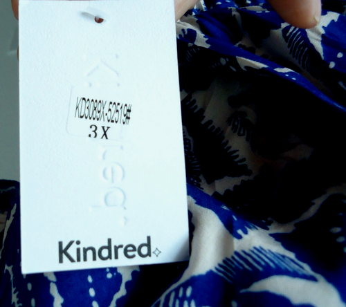 Anthropologie Kindred Women's Blue Maxi Wrap Dresses Plus Size-3X - Picture 12 of 14