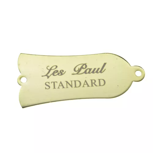 Metal White Letters CUSTOM/STANDARD Printed Truss Rod Cover for Gibson LP/SG