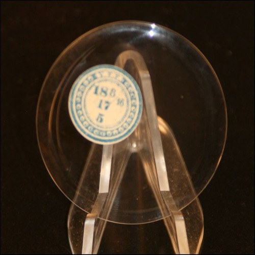 18 Ligne NOS Glass Pocket Watch Hunter Crystals Sizes Heights 5 & 6 old stock - Imagen 10 de 31