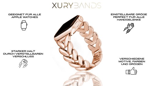 Apple Watch Luxus Hochglanz Armband 💯Ver. Farben 💯Alle Größen ❗ - Bild 30 von 31
