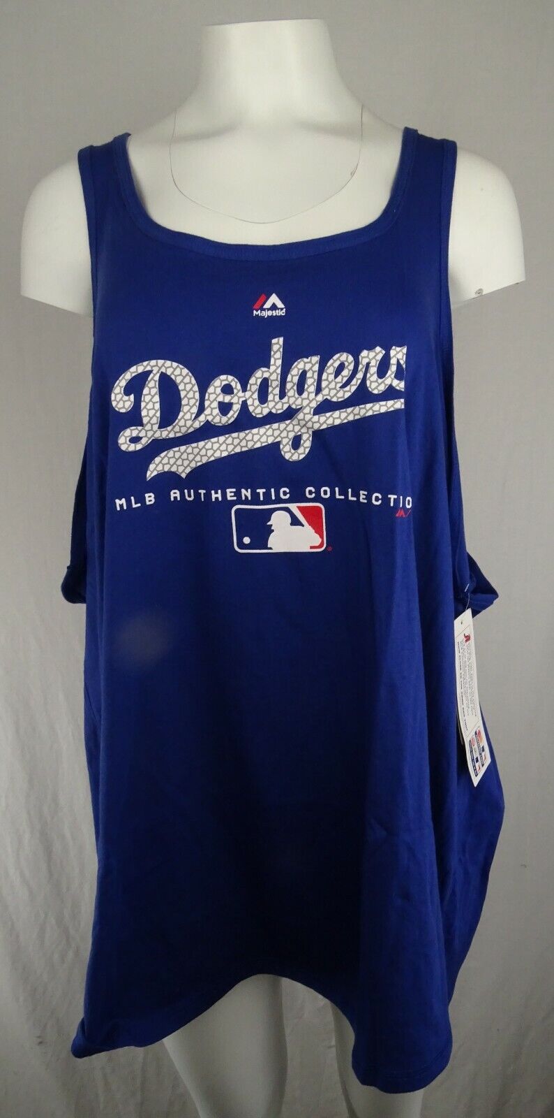 Los Angeles Dodgers MLB Majestic Plus-Size Women's Graphic Tank Top