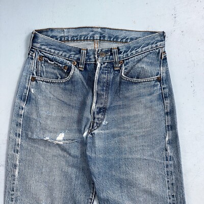60s LEVI’S 501xx Levi's Vintage Clothing 1960's 501ZXX Pressed Blues Jeans