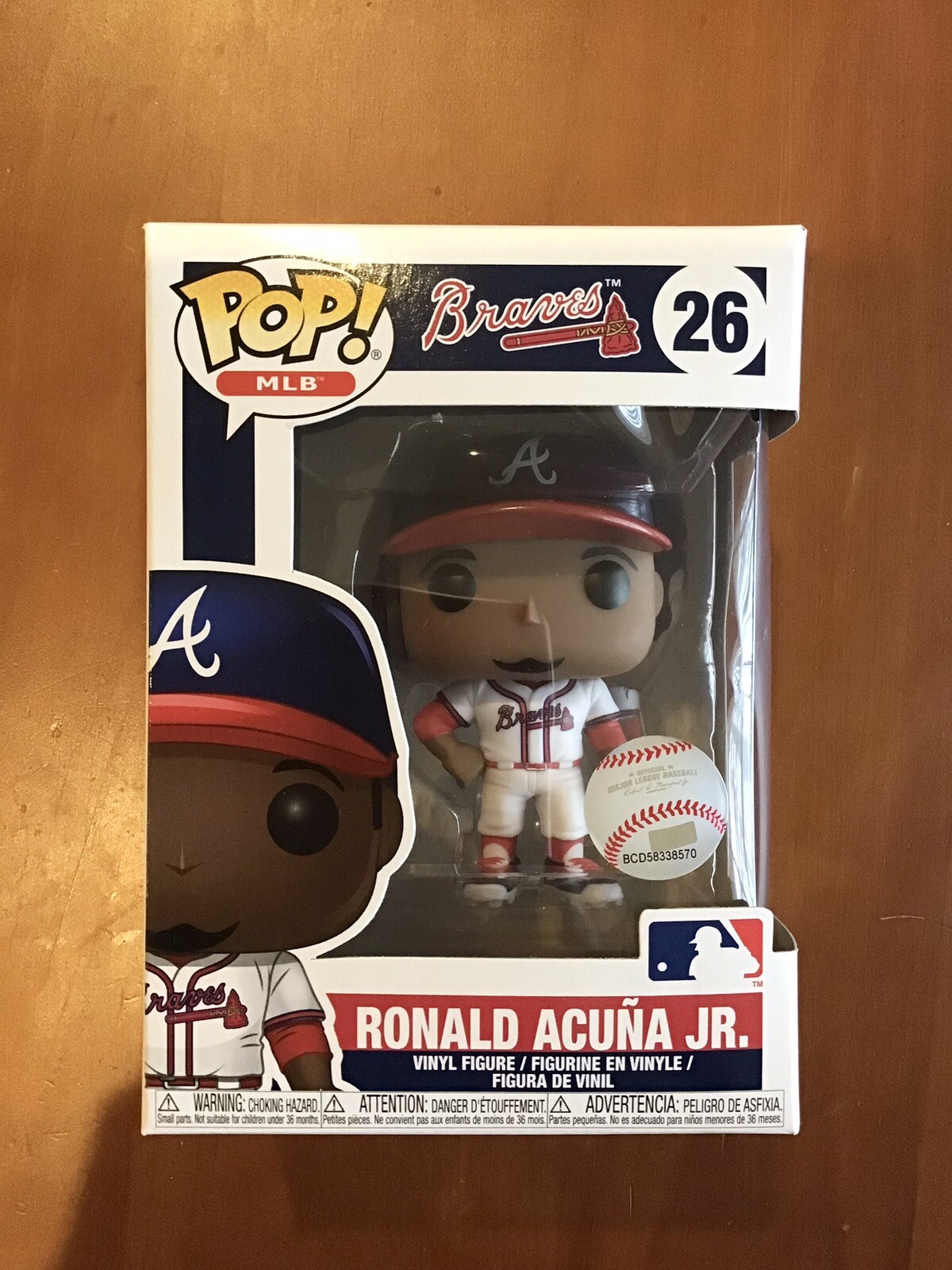Damaged Box Read Funko Pop Vinyl Figure Ronald Acuna Jr. #26 Atlanta Braves