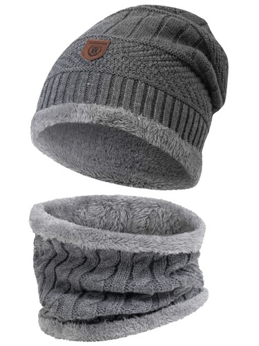 Indicode Unisex Winterset Siracusa-Mütze Schal Fleecefutter Damen Herren Set - Bild 18 von 45