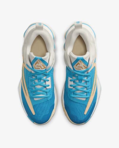 Nike Giannis Immortality 3 Nigeria x Greece Men Shoes Blue Lightning DZ7533 002 - Picture 4 of 8