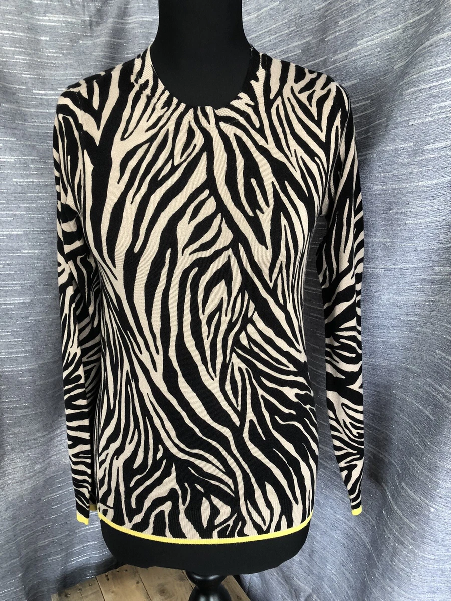 M&s zebra deals jumper