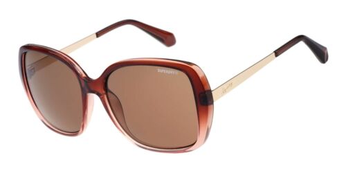 Superdry SDS-5035 Damen Sonnenbrille 103 Kristall Brown Fade / Brown