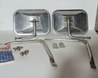 Vintage Jeep CJ5 CJ7 / 1973 Chevy GMC Sideview Stainless Mirror Pair Set 1988?
