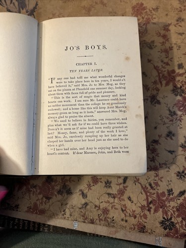 Vtg Jo’s Boys 1905 Little, Brown & Co Publishing - Picture 9 of 11