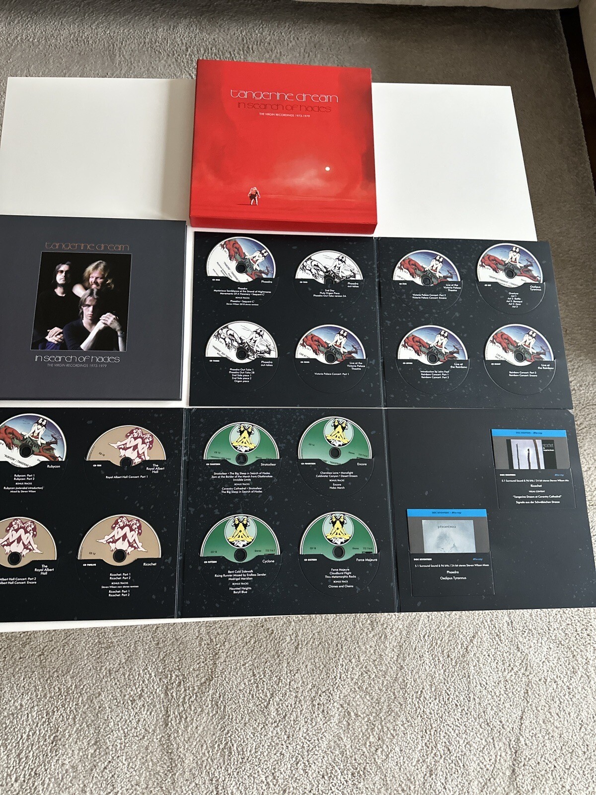 Tangerine Dream In Search Of Hades Ltd. Box Set Guter Zust. 16 CD 2 BluRay Rare eBay