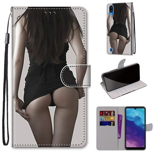 Cat Flower Marble Wallet Phone Case For Motorola G10 Alcatel Nokia G60 LG Asus - Picture 11 of 25