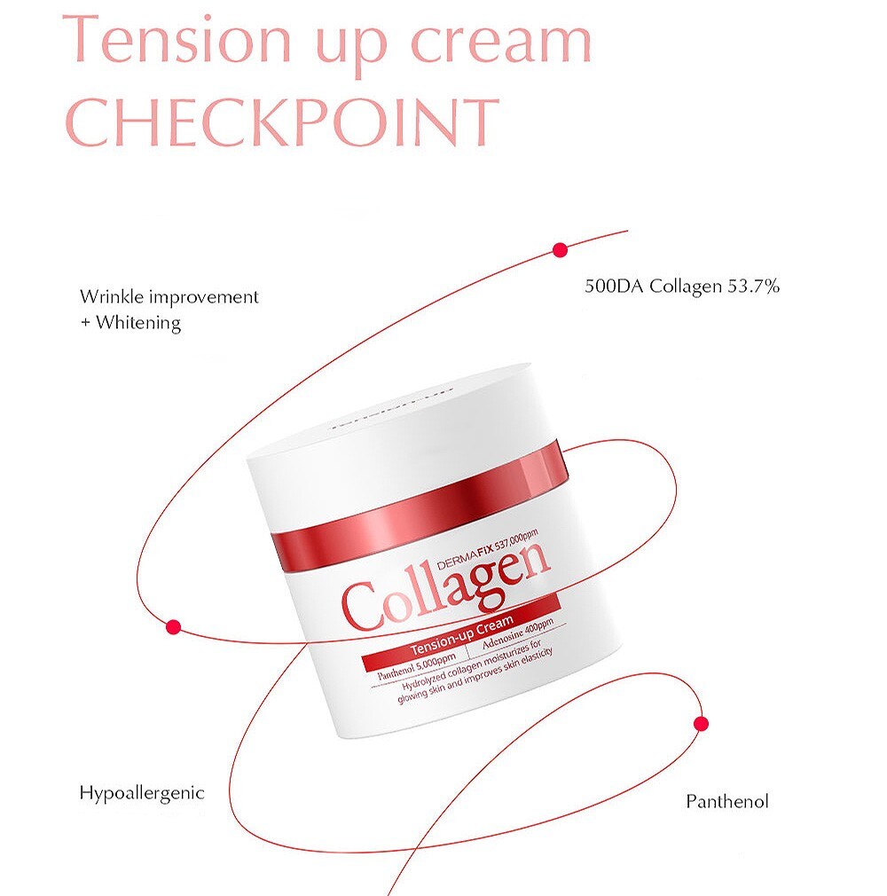 DERMAFIX Real Collagen Tension up Cream 50mL / Korea Cosmetics | eBay